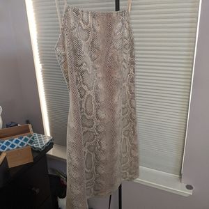 Snake skin dress